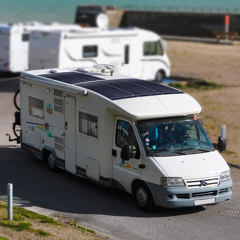 Kit solaire complet 200 Wc Double ETFE pour camping-cars, caravanes et bateaux